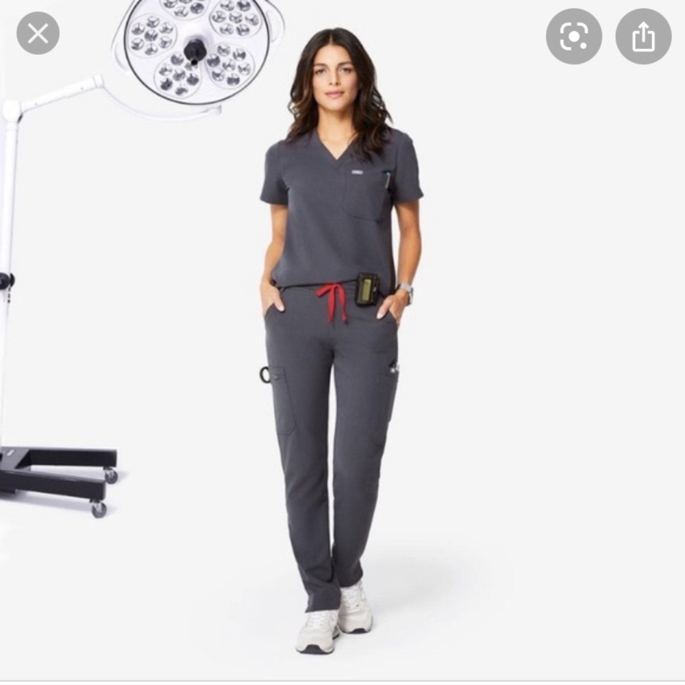 Charcoal Figs With Red Drawstring - image 1